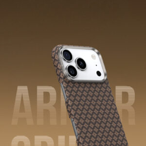 Benks Magnetic Armor Air Armor Grid Kevlar dėklas Metal Frame 600D (A070) skirtas Apple iPhone 17 Pro Max gold - Image 8