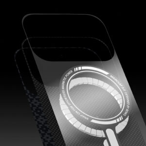 Benks Magnetic Armor Air Armor Grid Kevlar dėklas Metal Frame 600D (B069) skirtas Apple iPhone 17 Pro black - Image 9