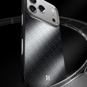 Benks Magnetic Armor Air Armor Grid Kevlar dėklas Metal Frame 600D (B070) skirtas Apple iPhone 17 Pro Max black - Image 5