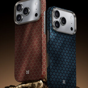 Benks Magnetic Armor Air Armor Grid Kevlar dėklas Metal Frame 600D (0070) skirtas Apple iPhone 17 Pro Max orange - Image 5