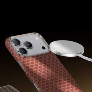 Benks Magnetic Armor Air Armor Grid Kevlar dėklas Metal Frame 600D (0070) skirtas Apple iPhone 17 Pro Max orange - Image 8