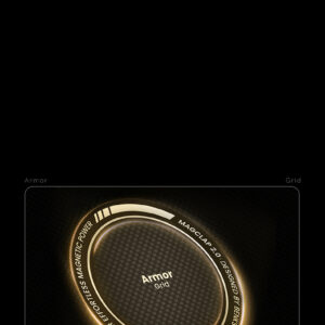 Benks Magnetic Armor Air Armor Grid Kevlar dėklas Metal Frame 600D (0070) skirtas Apple iPhone 17 Pro Max orange - Image 9