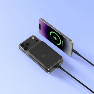 Blavec Power Bank 10000mAh BJ-05 Ultra Fast 16mm - Type C - Qi2.2 25W + PD 45W magnetic induction Magsafe 2 in 1 (PBBJ05-QI22MC10B) black - Image 9