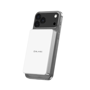 Blavec Power Bank 10000mAh BJ-05 Ultra Fast 16mm - Type C - Qi2.2 25W + PD 45W magnetic induction Magsafe 2 in 1 (PBBJ05-QI22MC10W) white - Image 2