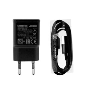 EP-TA200EBE + EP-DG970BBE Samsung 15W Travel Charger + USB-C Data Cable Black (OOB Bulk)