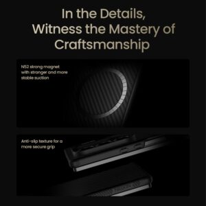 Nillkin Synthetic Fiber PRO Magnetic Zadní Kryt pro Samsung Galaxy Z Fold 7 Golden - Image 2