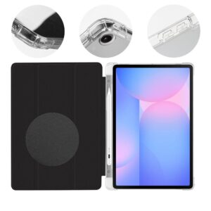 OBAL:ME MistyTab dėklas skirtas Samsung Galaxy Tab S10 Lite/S9/S9 FE/S10 FE Black