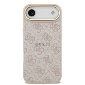Guess PU Leather 4G Gold Frame MagSafe dėklas skirtas Apple iPhone Air rožinės spalvos - Image 2