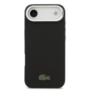 Lacoste Iconic Petit Pique Camera Stand MagSafe dėklas skirtas Apple iPhone Air juodos spalvos - Image 2
