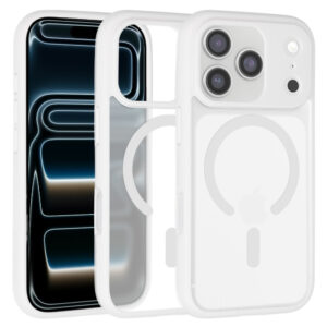 Liavec Soft dėklas skirtas Apple iPhone 17 Pro baltos spalvos