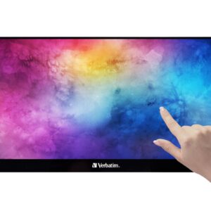 Verbatim PMT-17 Portable Touchscreen Monitor 17,3" Full HD 1080P Metal Housing, Black - Image 1