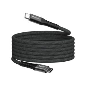 Verbatim Magnetic Sync & Charge Cable USB-C to USB-C 100W 120 cm Black