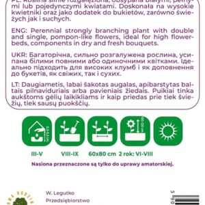 Sėklos guboja WHITE, 1 g - Image 2