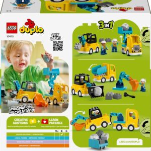 Lego 10475 DUPLO Town Construction Vehicles - 3-in-1 Set - Image 2