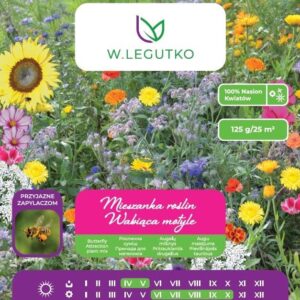 Sėklos gėlių mišinys, traukiantis drugelius, 125 g