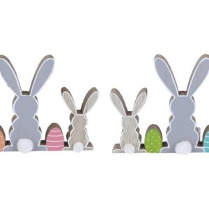 Dekoracija Easter Rabit, įvairių spalvų/ 16x11cm