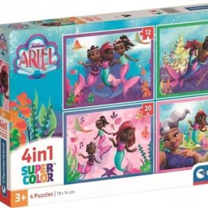 Dėlionė Clementoni Disney Ariel 4in1 21533, 62 vnt.