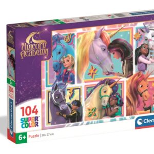 Dėlionė Clementoni Super Color Unicorn Academy 25094,104 vnt