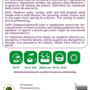 Sėklos, ridikėliai CARMEN, 10 g - Image 2