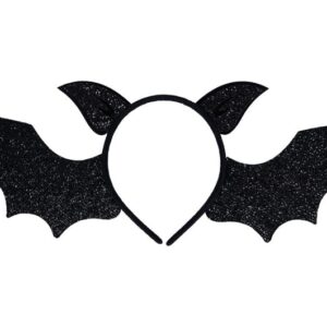 Plaukų lankelis šikšnosparnis 746032, juoda, plastikas