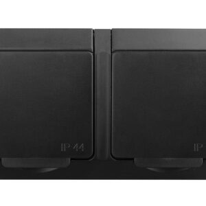 Dvivietis kištukinis lizdas ELEKTRO-PLAST HERMES, IP44 - Image 2