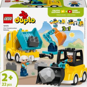 Lego 10475 DUPLO Town Construction Vehicles - 3-in-1 Set