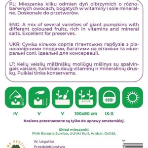 Sėklos, moliūgai MIX, 3 g - Image 2