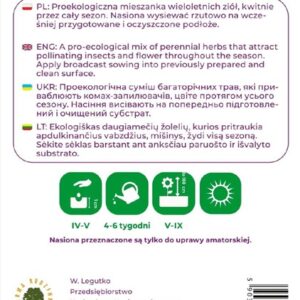 Sėklos prieskoninių žolelių mišinys HERB GARDEN, 2 g - Image 2