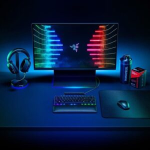 Pelės kilimėlis Razer Strider-L, 450x400x3mm, juoda - Image 2