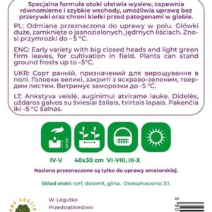 Sėklos, salotos KRAJ MAJE I, 150 vnt. - Image 2