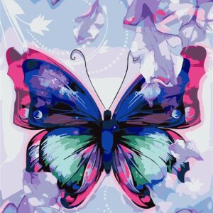 Tapymas pagal skaičius Butterfly 80909 - Image 2