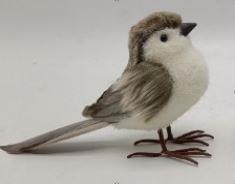 Dekoracija Paukštis Christmas Touch, 19 cm, ruda