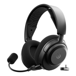 Žaidimų ausinės SteelSeries Arctis Nova 3PW juodos spalvos - Image 3