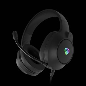 AUSINĖS ŽAIDIMŲ GENESIS NEON 213 RGB JUODOS