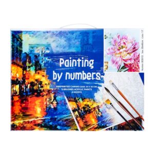 Tapymas pagal skaičius Flower 80910