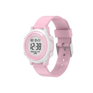 Skaitmeninis laikrodis SPONGE WATCHME rožinės spalvos