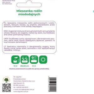 Sėklos gėlių mišinys, nektaringas, 3 g - Image 2