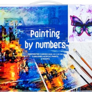 Tapymas pagal skaičius Butterfly 80909