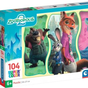 Dėlionė Clementoni Super Color Zootopia 2 25081