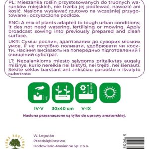 Sėklos gėlių mišinys FLOWERING CITY, 3 g - Image 2