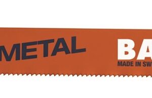 Tiesinio pjūklo geležtės Bahco 14TPI 150x0.9mm, 2 vnt.