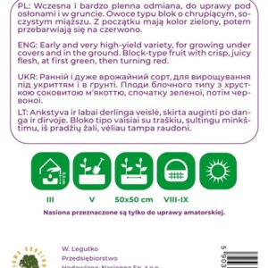 Sėklos, paprikos INKA F1, 0.5 g - Image 2