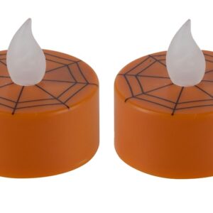 Dekoracija LED 747273, oranžinė, 35 mm, plastikas, 2 vnt.