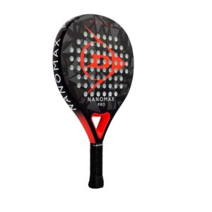 Padelio raketė Dunlop NANOMAX PRO, juoda/raudona