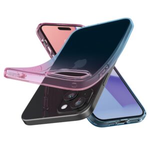Spigen Liquid Crystal Apple iPhone 15 dėklas - Pink/Blue - Image 7