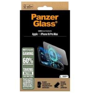 PanzerGlass Gaming Screen Protector Apple iPhone 16 Pro Max 6.9" Ultra-Wide Fit 2860 - Image 4