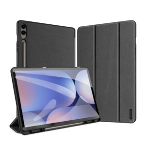 Dux Ducis Domo PU Leather Case with Stand skirtas Samsung Tab S10+ / S9+ / S9 FE+ - juodos spalvos - Image 2