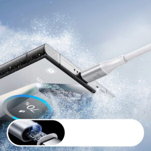 Joyroom S-A28 Flash Series 3A USB-A - USB-C Cable 1m - White - Image 6