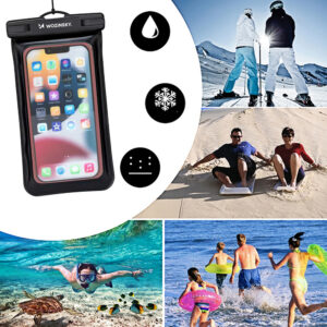 Wozinsky WWE-01 waterproof case with PVC armband - juodos spalvos - Image 5