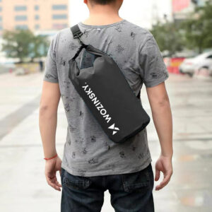 Wozinsky WWK-30 waterproof bag skirtas 30l sup kayak - juodos spalvos - Image 7